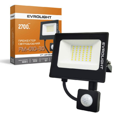 Прожектор EVROLIGHT FM-01D-30 30W 6400К Винница - изображение 1