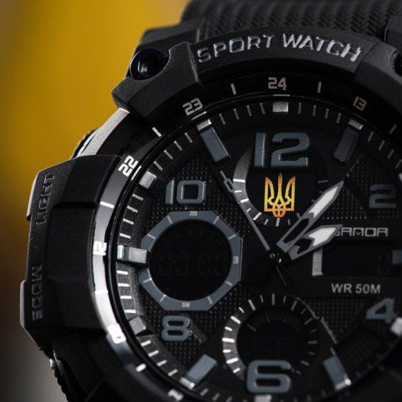 Годинники чоловічі наручні Sanda Peremoga (Чорний) Вінниця - фото 9