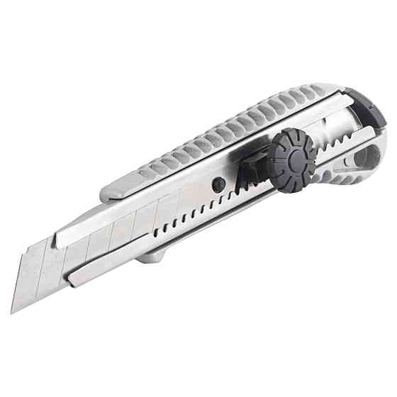 Grad Нож сегментный лезвие 18мм корпус металлический винтовой замок GRAD (8215275) Коломия