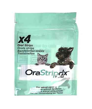 Діагностичні дентальні смужки OraStripdx (4 шт. в упаковці) для домашніх тварин, Plaqtiv+ Вінниця