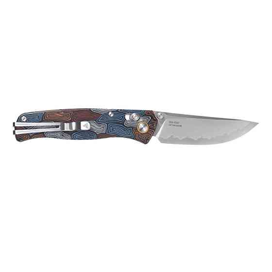 Ніж складаний туристичний SRM Medal 255L-GQ2 (8.2 см) 140Cr / G10 різнобарвний Київ
