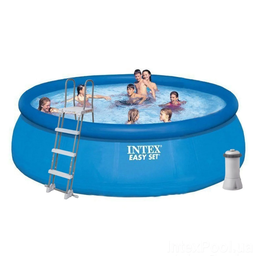 Надувной бассейн семейный Intex 26168 (457х122 см), 14141 л Винница - изображение 2
