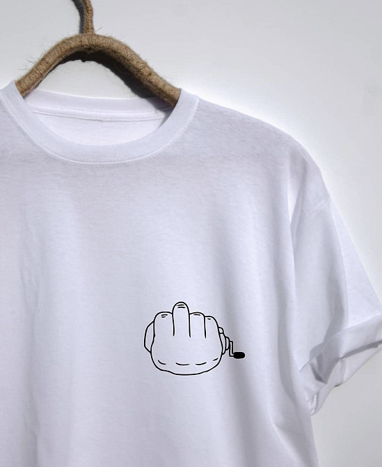 Футболка премиум с принтом F*CK Черновцы - изображение 1