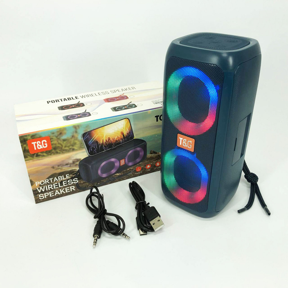 Колонка для вечірок з ду TG333, Bluetooth колонка з динамічним підсвічуванням usb s Bluetooth UW-38 Львів - фото 13