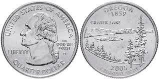 США 25 млн (квотер) 2005 D «Штати та території — Орегон» Полтава - фото 1