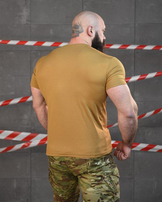 Тактична потовідвідна футболка SABUR дшв-кайот ВТ6734 Одеса - фото 3