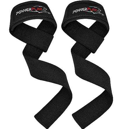 Лямки для тяги PowerPlay 7065 Classic Lifting Gym Straps Чорні Кам'янське