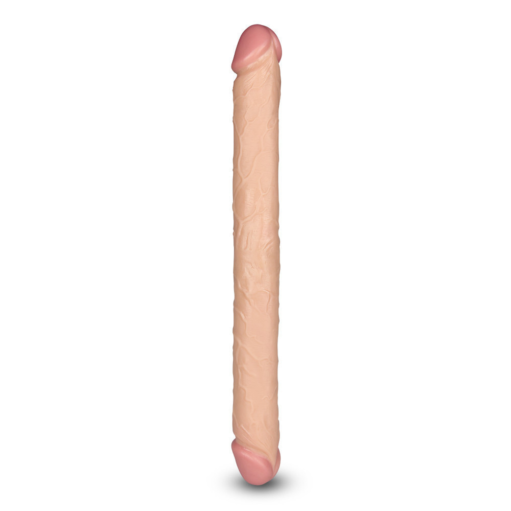 Двосторонній фалоімітатор - King-Sized Realistic Slim Ultra Double Dildo 17" Sex Aura Київ - фото 6
