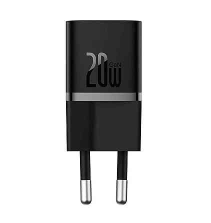 Мережевий зарядний пристрій Baseus GaN5 Fast Charger(mini) 1C 20W EU Black (CCGN050101) Київ
