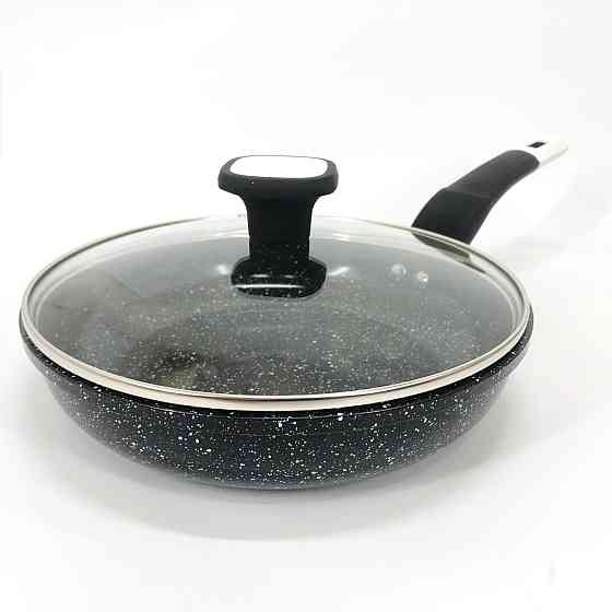 Сковорода з алюмінієвим шаром, Сковорода для індукційних варильних панелей з ручкою алюміній DR-46 Івано-Франківськ