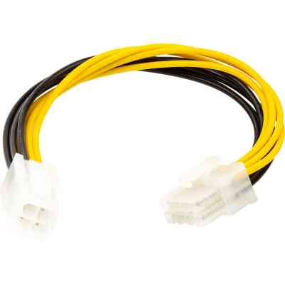 Переходник CPU power 4 pin (F) to 8 pin (M) 0.2m PowerPlant (CA913077) Винница