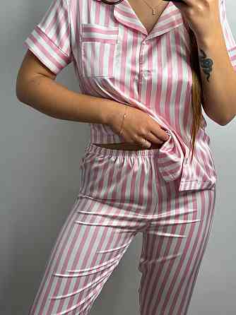 Жіноча піжама сатин Рожевий2 M-L Харків