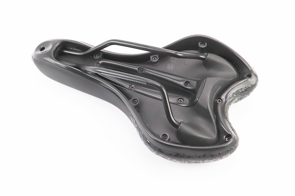 Сидіння MTB 270x160мм, чорно-біло-синє "GEL" Київ - фото 2