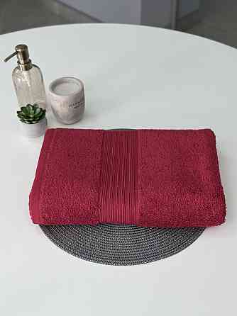 Полотенце банное Ideal Textile однотонное 500 г/м2 70х140 см (56860394) Бордо 1 шт Черновцы