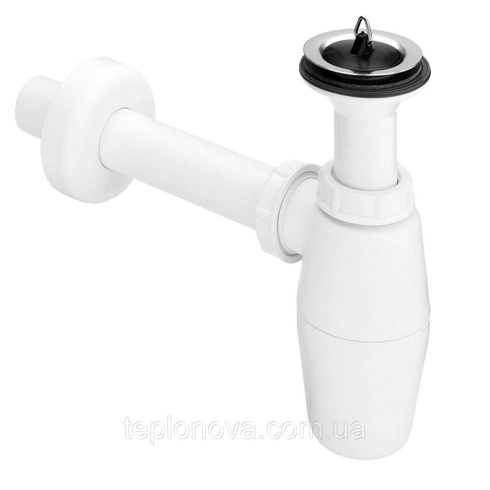 Сифон для раковины VIEGA 1 1/4 x 1 1/4″ пластик белый бутыл. с/г  573966 (103927) Черновцы - изображение 1