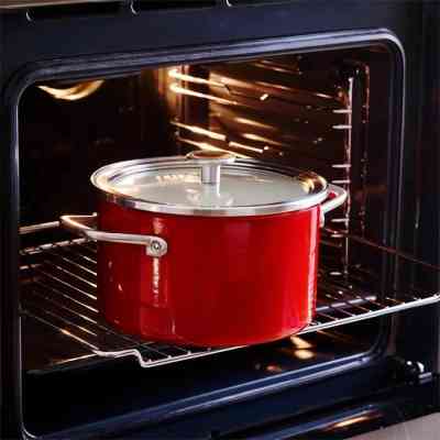 Кастрюля KitchenAid Steel Core 20 см 3,7 л червоний (CC003267-001) Винница