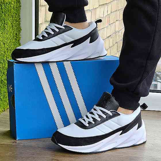 Термо Кроссовки Adidas Белые Мужские Адидас Акулы Черные Еврозима (размеры: 41,42,43,44,45) Видео Обзор - 34-5 Днепр