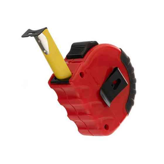 Рулетка з металевим полотном, з фіксатором, 10 м, 25 мм, "EXTRA" INTERTOOL MT-0210 Київ