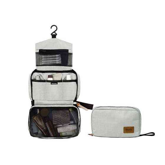 Косметичка Naturehike NH20SN010, размер L, светло-серая Ровно