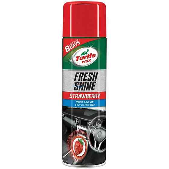 Полироль для пластика Turtle Wax Fresh Shine Strawberry, 500 мл Ковель