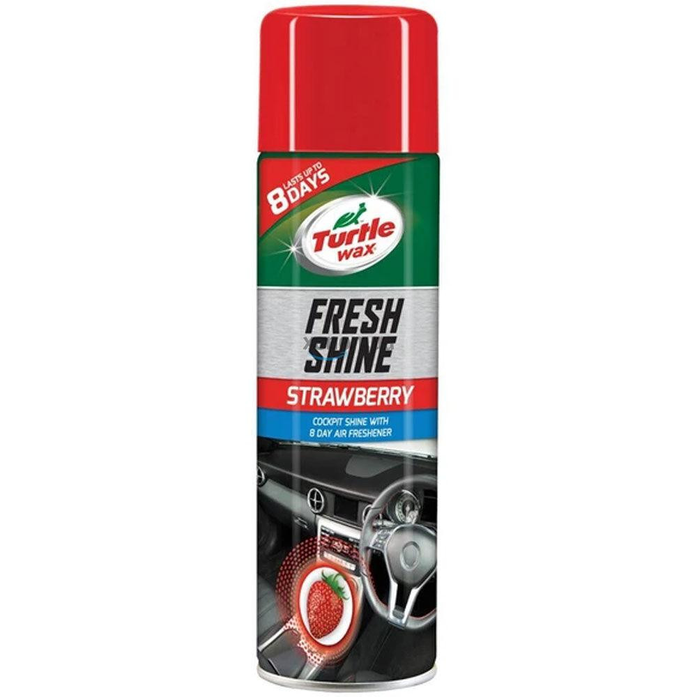 Полироль для пластика Turtle Wax Fresh Shine Strawberry, 500 мл Ковель - изображение 1
