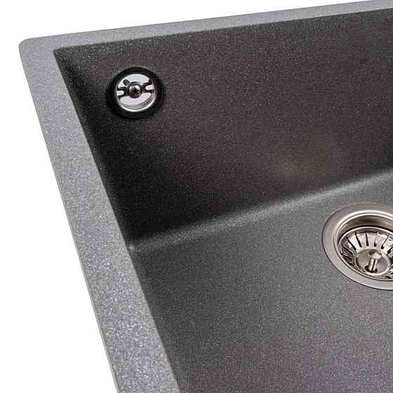 VALESO Гранітна мийка для кухні VALESO OASIS 5444 матова Сірий мусон Киев