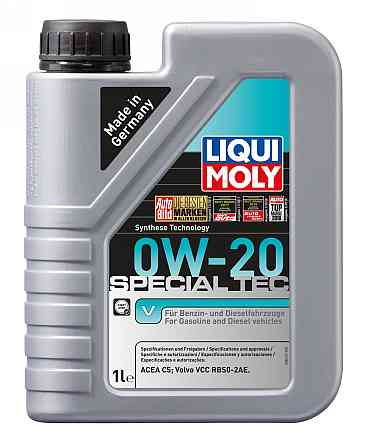LIQUI MOLY 20631 Special Tec V 0W-20 — Повністю синтетична моторна олива | Максимальний захист сучасних двигунів Volvo та VEA Ковель