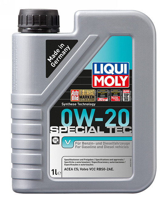 LIQUI MOLY 20631 Special Tec V 0W-20 — Повністю синтетична моторна олива | Максимальний захист сучасних двигунів Volvo та VEA Ковель - фото 1