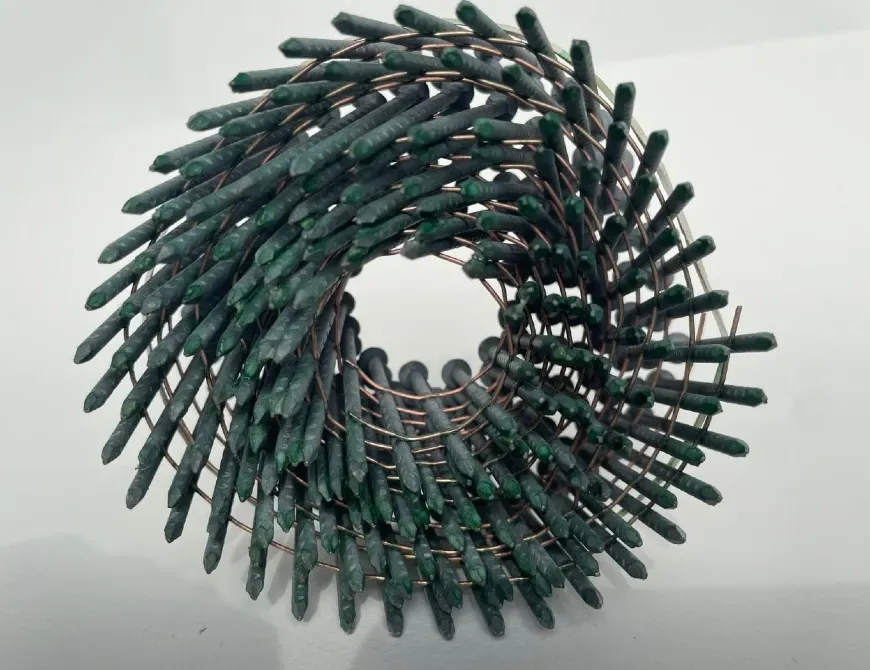 Цвяхи барабанні ершоні 3, 1×90 мм з покриттям M-Fusion (кут 15°) 2400 шт Дніпро - фото 13