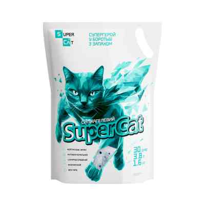 Наповнювач для туалету Super Cat Силікагелевий 1.6 кг (3526) Вінниця