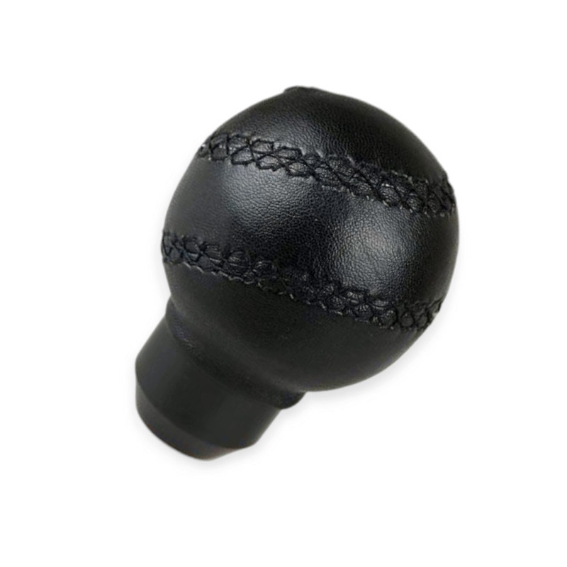 Накладка на кпп ручку універс. шкіра чорна, два шви Мукачево - фото 1