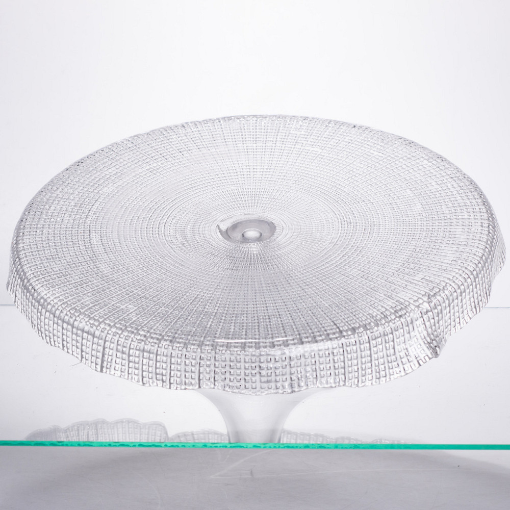 Тортівниця трансформер скляна на ножці,менажниця трансформер прозора скляна 64486-53 SBR Київ - фото 6