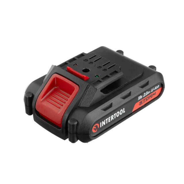 Акумулятор Li-Ion, 18 В, 2,0 Аг, для дриля-шурупокрута WT-0314/WT-0313/WT-0317 INTERTOOL WT-0312 Киев - изображение 1