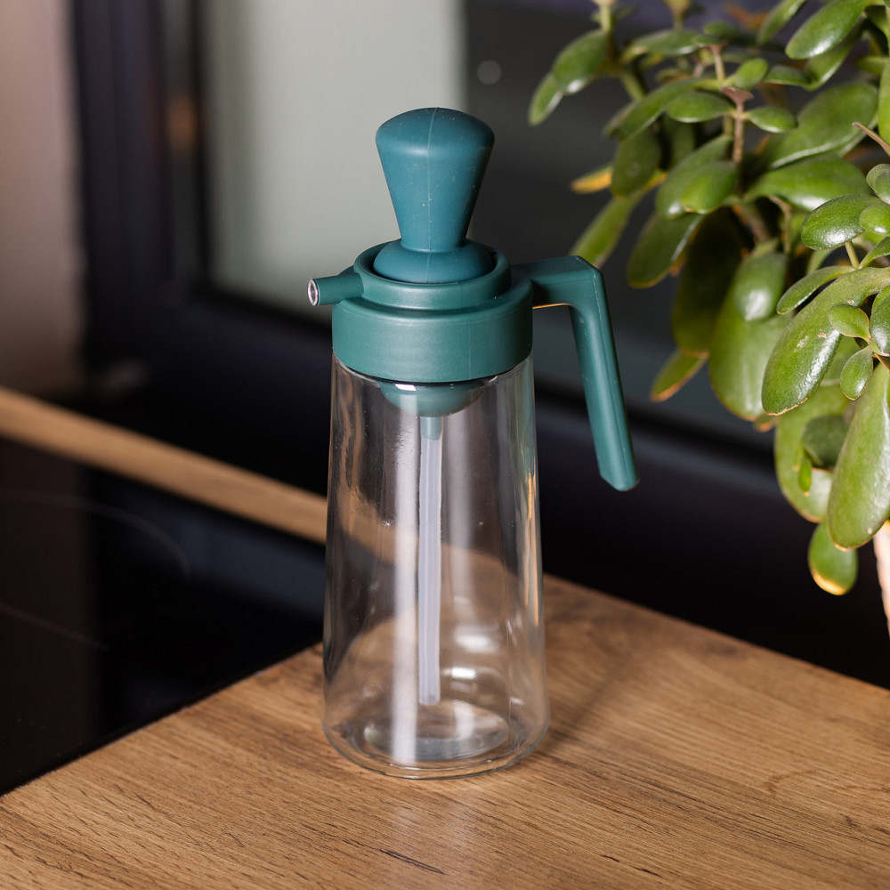 Yiwu Пляшка для олії з дозатором 550 мл скляна пляшка для оливкової та соняшникової олії HP-135 Киев - изображение 5