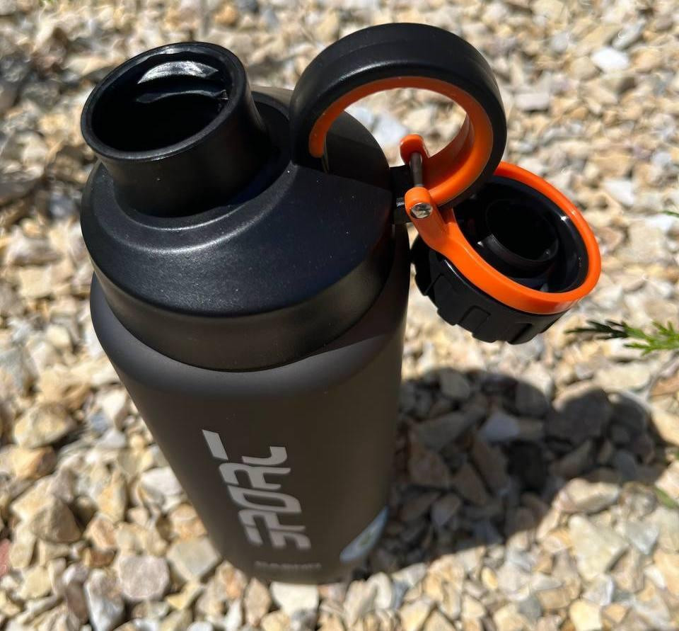 Пляшка для води CASNO 800 мл KXN-1242 Чорна Каменское - изображение 5