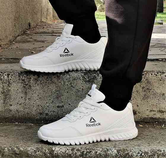 Кроссовки Reebok Белые Рибок Кожа Женские (размеры: 36,37,38,39) Днепр