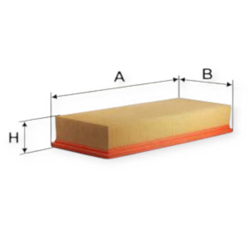 Фільтр АУДІ 80 1.6-1.8-2.0 (80-91), Volken Golf II 1.6D-TD, Passat B2 повітряний Мукачево - фото 1