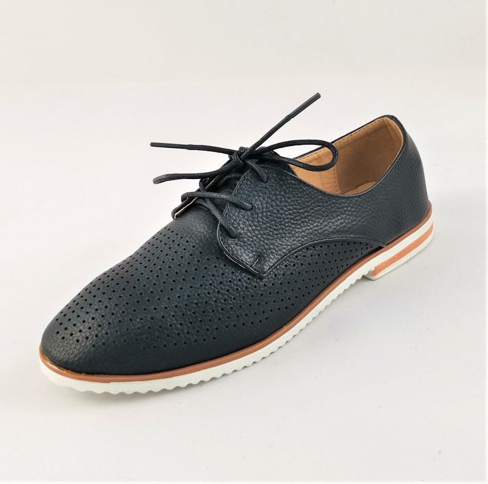 Жіночі Туфлі Чорні Мокасини Кросовки Слітонони (розміри: 37,38) - 11-1 Дніпро - фото 2