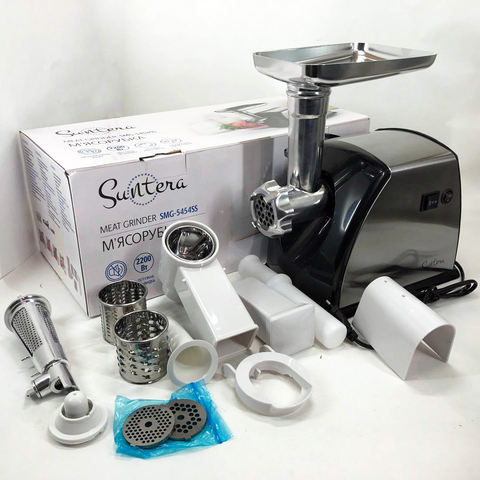 Електричні м'ясорубки для громадського харчування, Потужна м'ясорубка для домашнього використання XK-41 Львів - фото 16