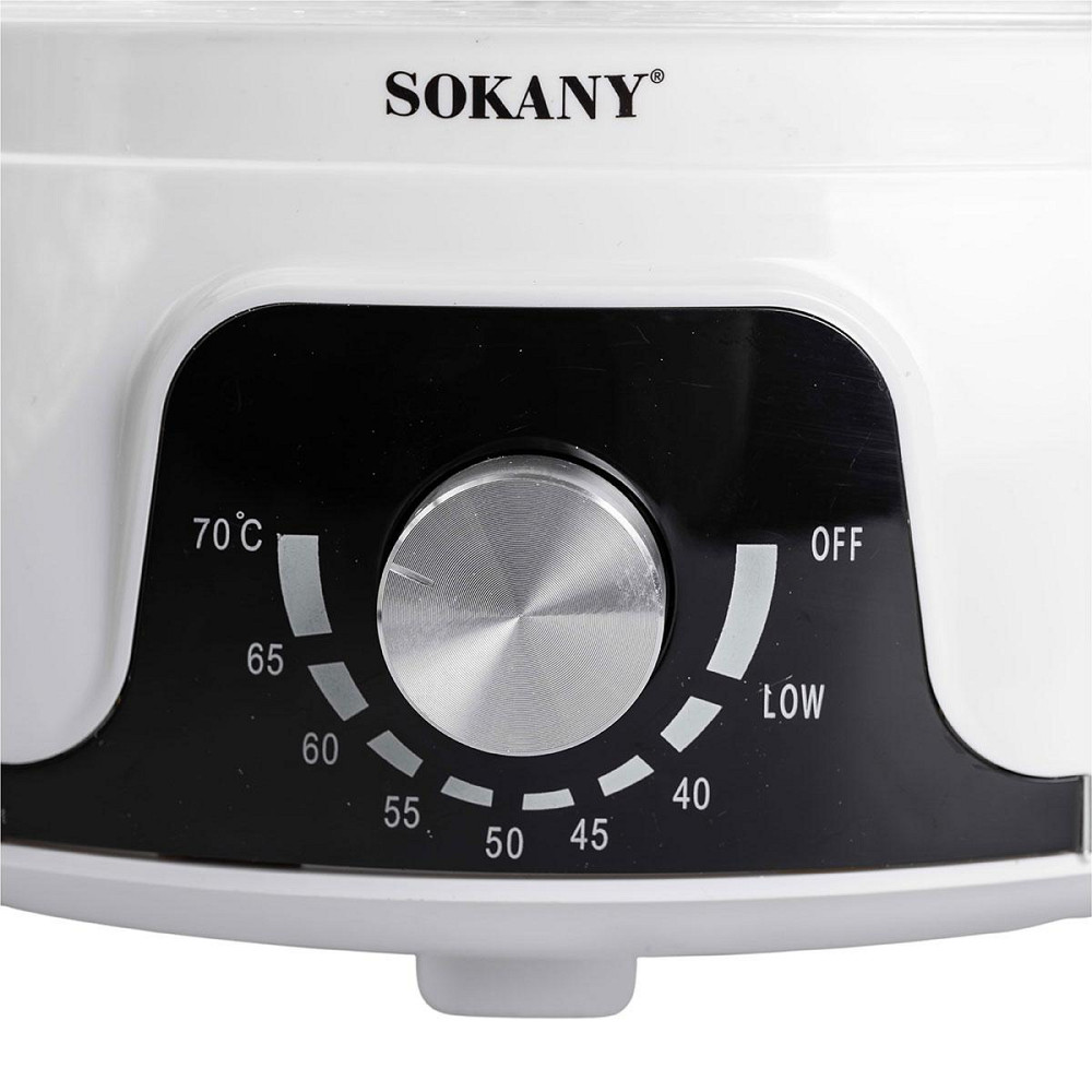 Сушарка для фруктів та овочів електрична 350 Вт 5 лотків Sokany SK-10072 Київ - фото 6