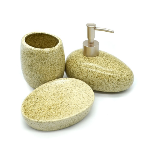 Набір для ванної кімнати 3в1 (мильниця, стакан, диспенсер) Loft 887-09-01 S&T Житомир - изображение 1