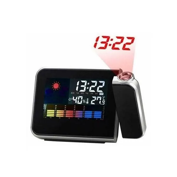 Метеостанція з годинником-проектором Color Screen Calendar DS-8190 Луцьк - фото 1