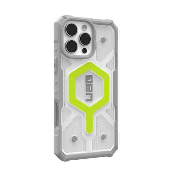 Чохол UAG Pathfinder Mag Clear для iPhone 16, світло-зелений Київ