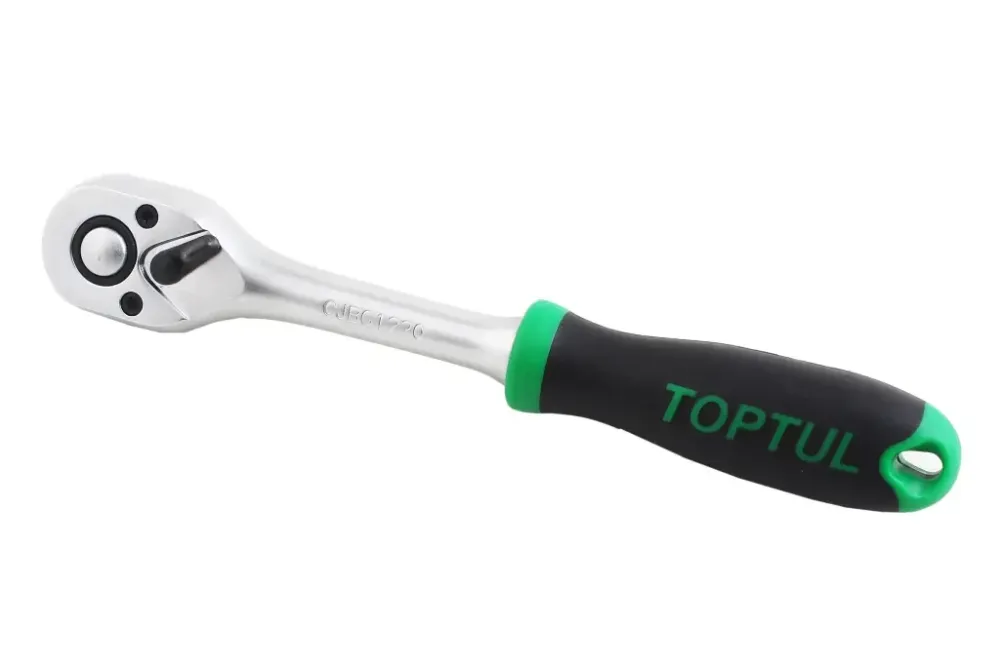 Ключ тріщетка 3/8 36 зубів Toptul гумова ручка Вінниця - фото 2