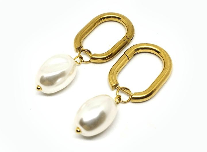 Серьги классические из медицинской стали Киев - изображение 1