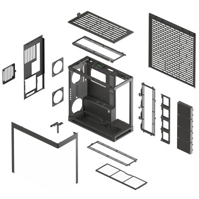 Корпус для ПК HAVN HS 420 Base Edition Black (HVN-CA-HS420-06) Винница - изображение 3
