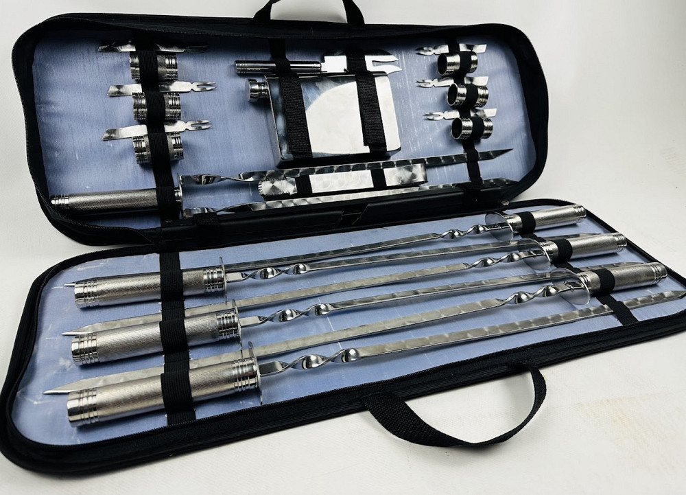 Набір шампурів Планшет Авангард HAPPY DAYS подарункові набори для шашлику Тернопіль - фото 4