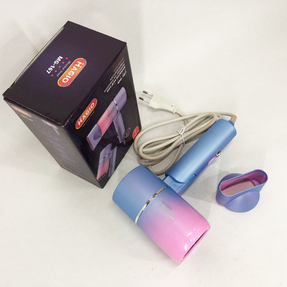 Фен для волосся з режимами MAGIO MG-167, Фен для легкої укладки волосся, Електрофен з насадками XB-24 Львів - фото 16