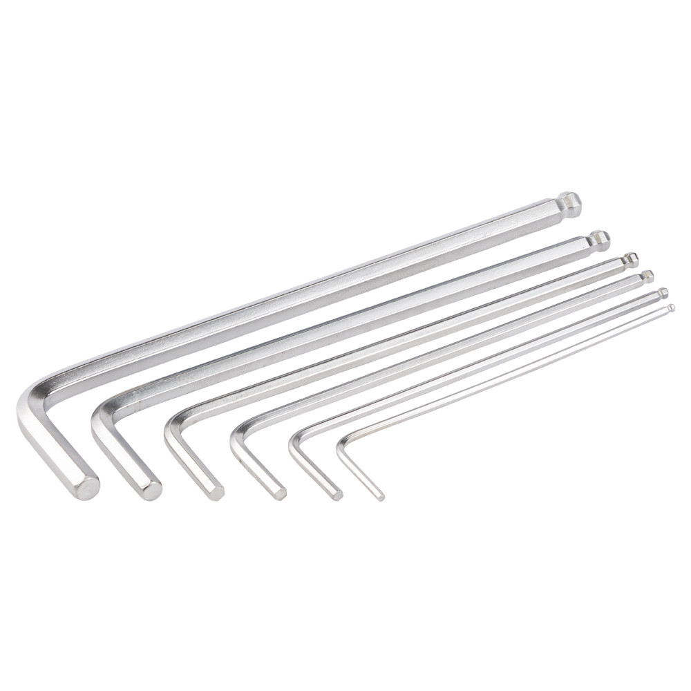 Grad Ключи шестигранные 9шт 1.5-10мм CrV (средние шар) GRAD (4022185) Коломыя - изображение 7