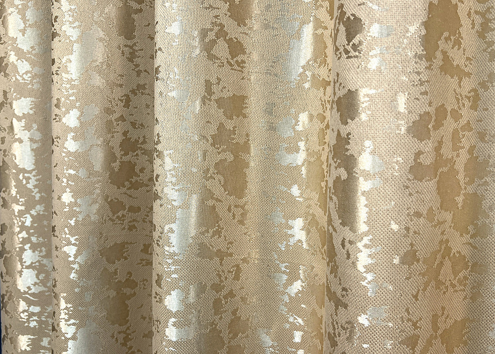 Комплект штор на люверсах VR-Textil Лен мрамор Pavliani ХО № 1270ш Бежевый 150х250 см 2 шт (37-0122) Киев - изображение 18